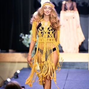 Handmade Macrame Crochet Dress